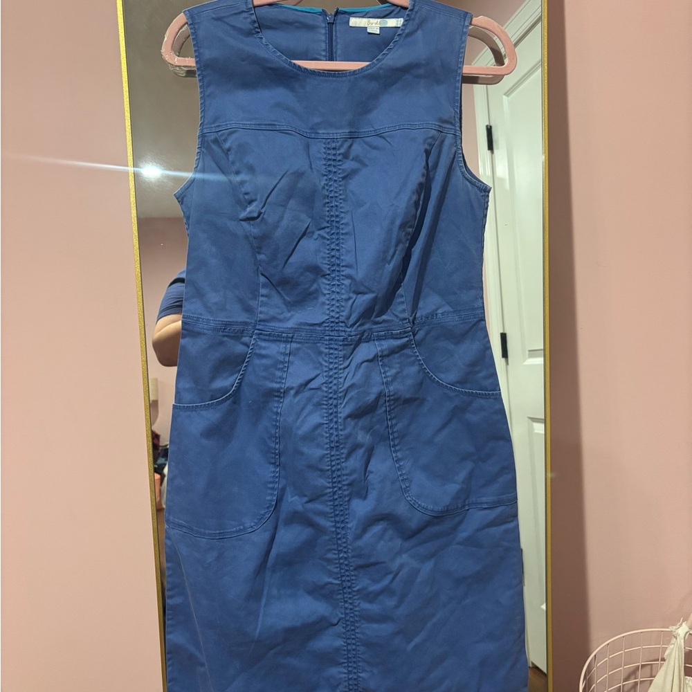 Boden Classic Blue Midi Dress
